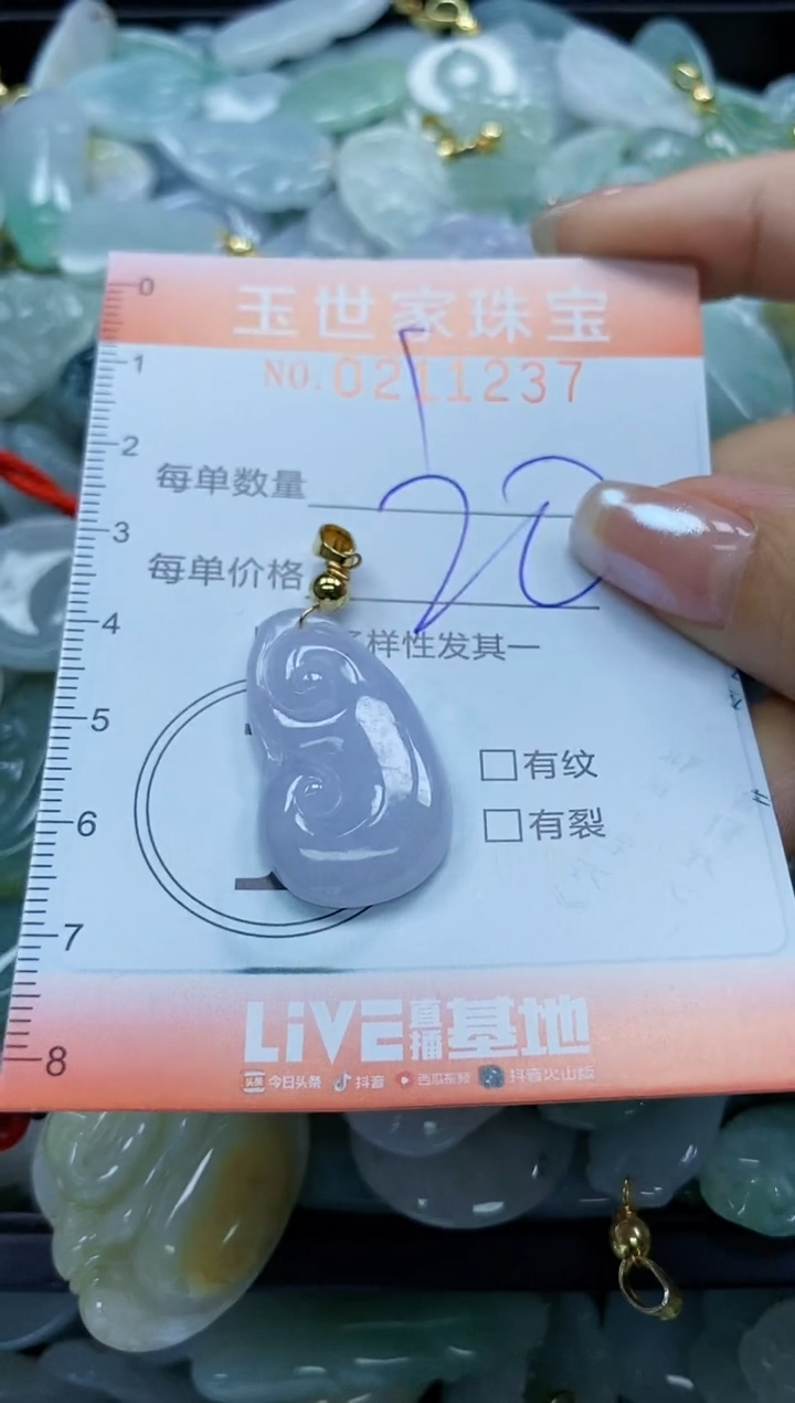 【闪购商品】翡翠颈饰未镶嵌闪购0211237