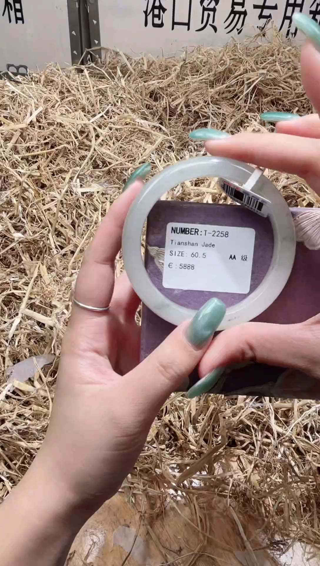 未镶嵌手镯石英质玉T2258Z