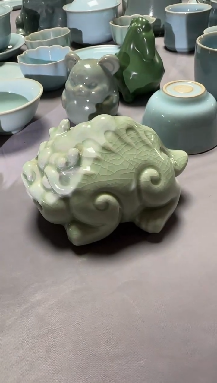 汝瓷平顶山汝瓷产品   茶宠