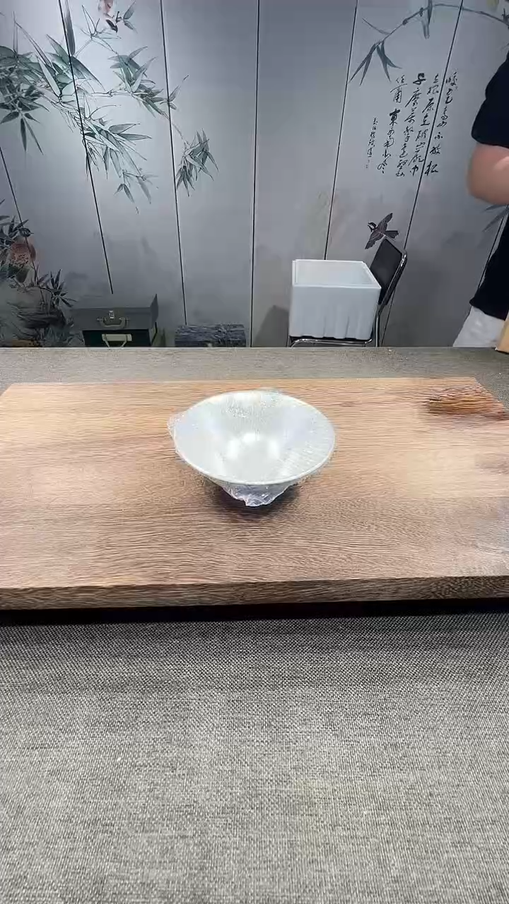 @微光茶器斗笠鎏银杯单杯X187