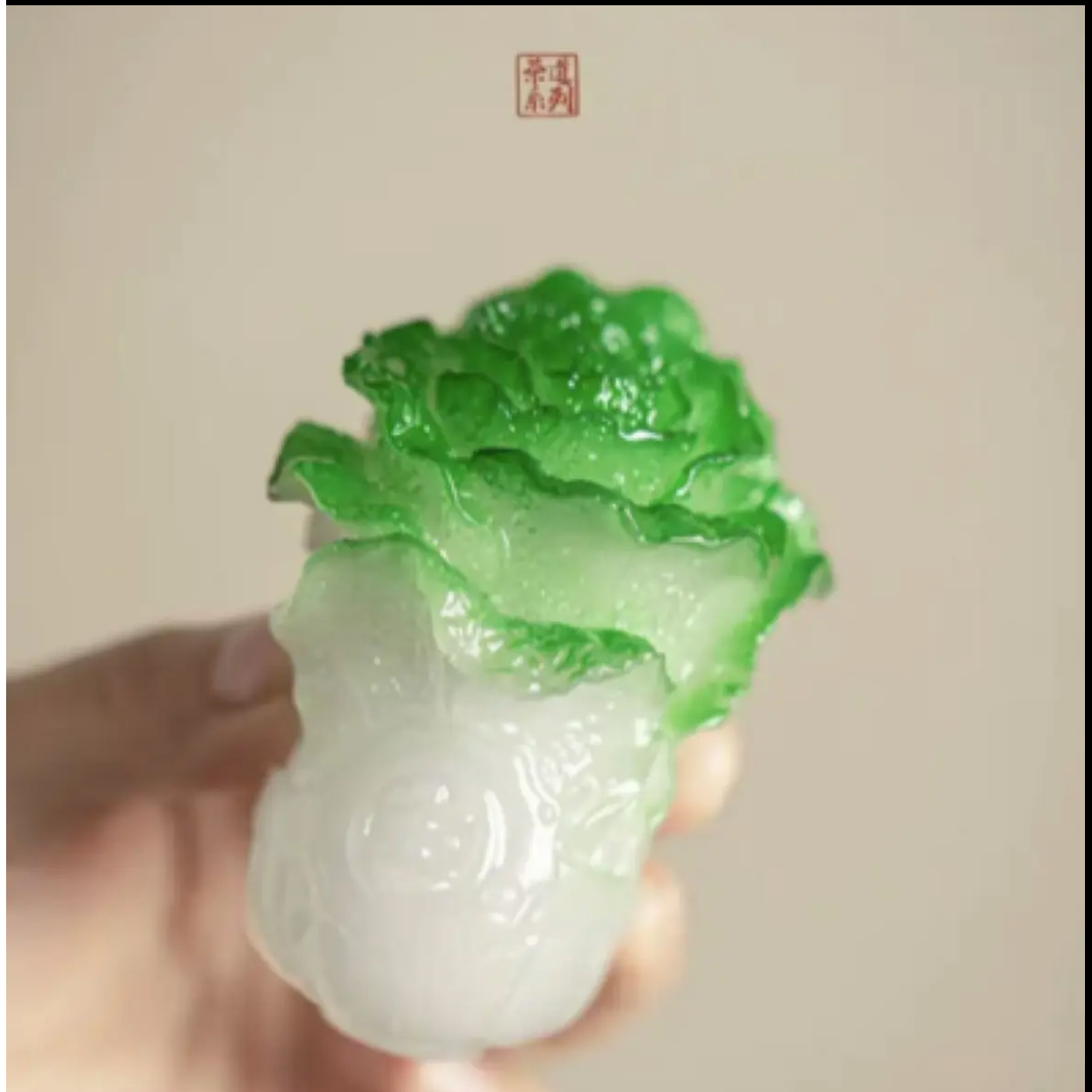 （大）白菜茶宠摆件创意个性 YC118