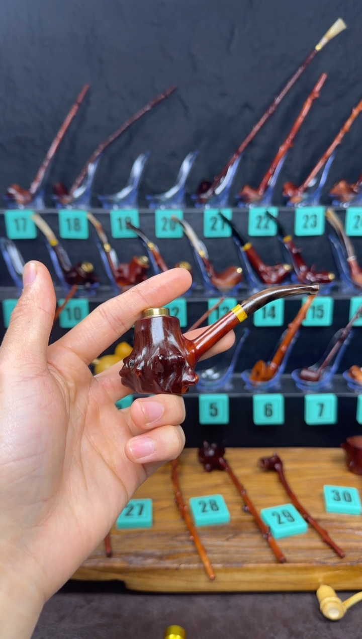 一物一图檬子木手工香烟嘴
