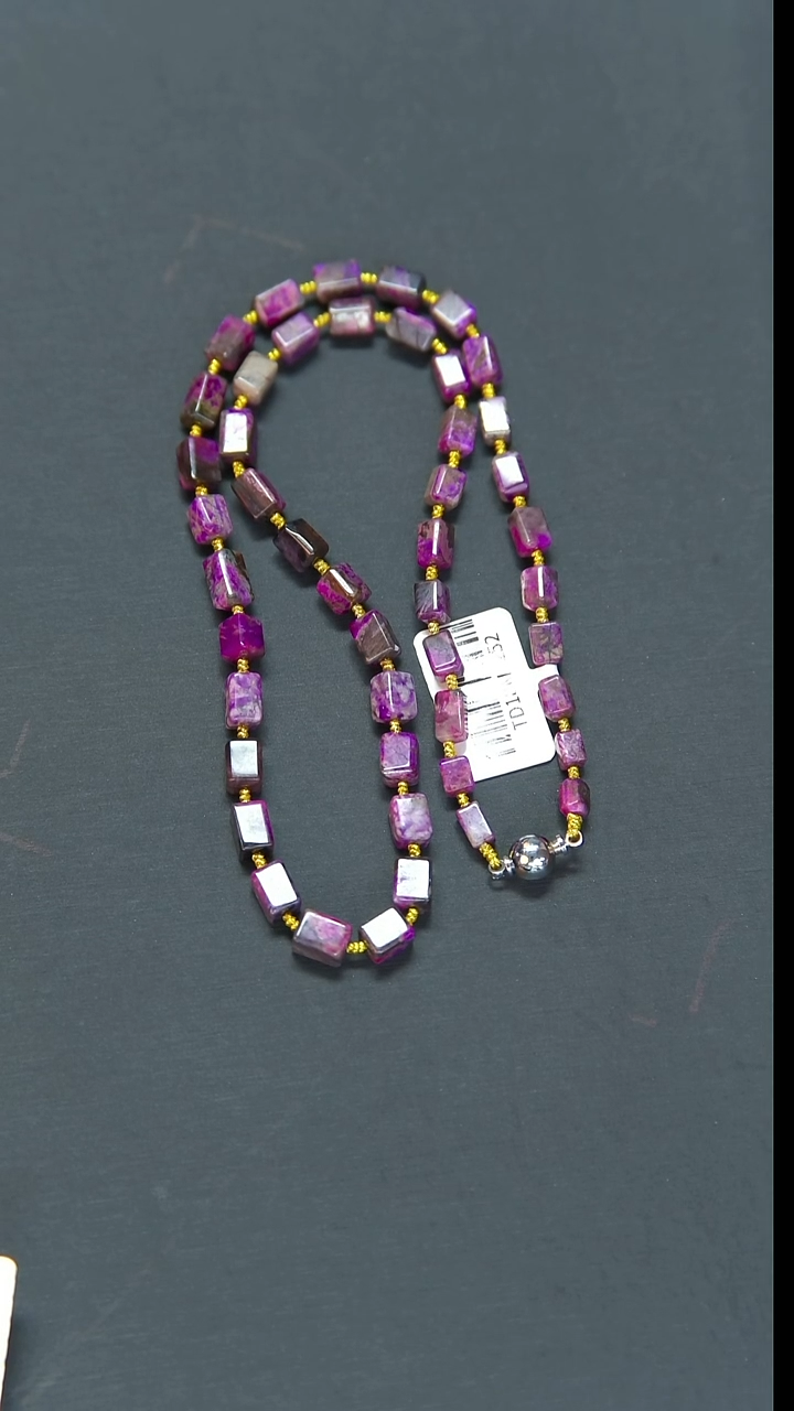 苏纪石（舒俱来）未镶嵌项链02号桃红项链