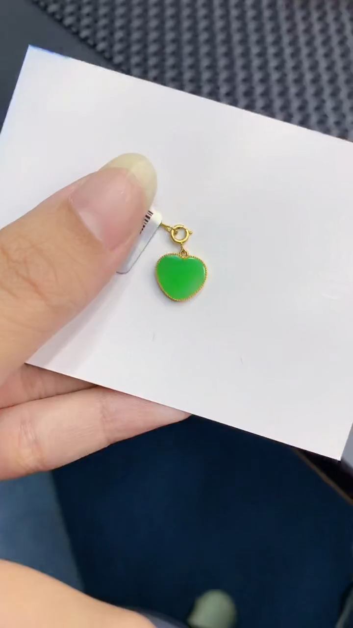 【闪购商品】翡翠颈饰18K金镶嵌000000008