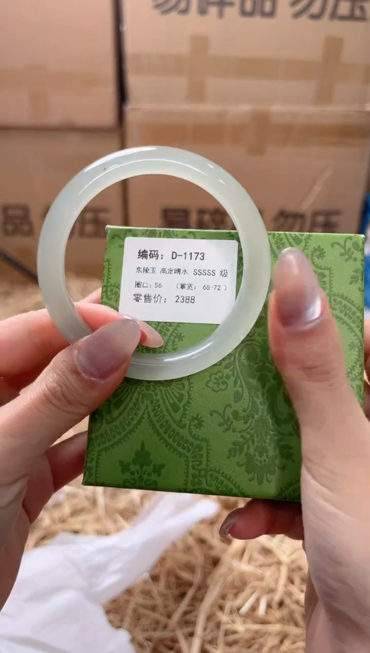 未镶嵌手镯石英质玉D-1173