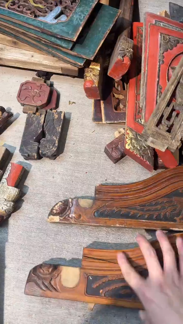 香榧木木雕款天****！老木雕老物完美主义者勿拍新疆西藏不包邮