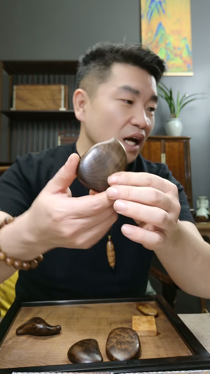 金丝楠金丝楠木乌木小把件