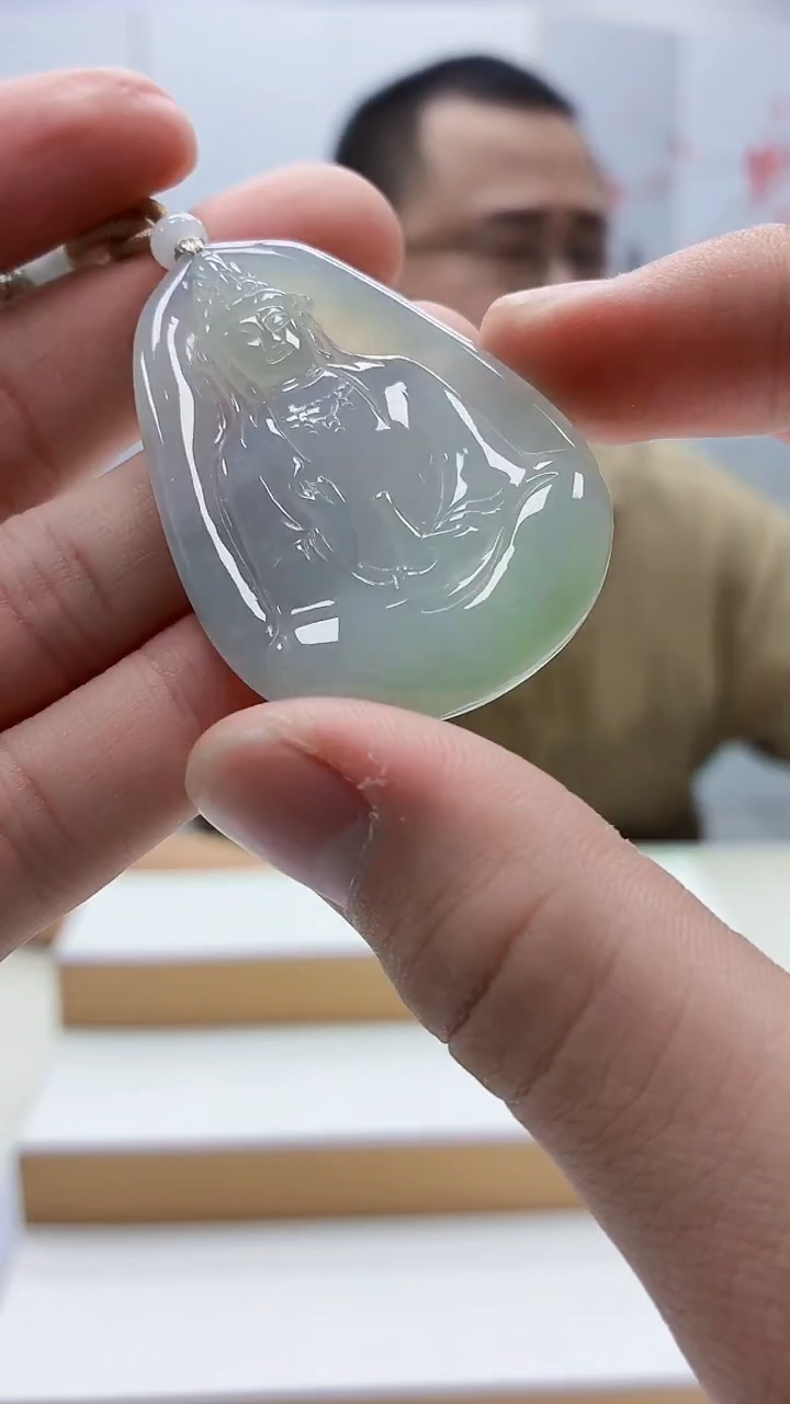 未镶嵌定制翡翠5167bb-毛货挂件57