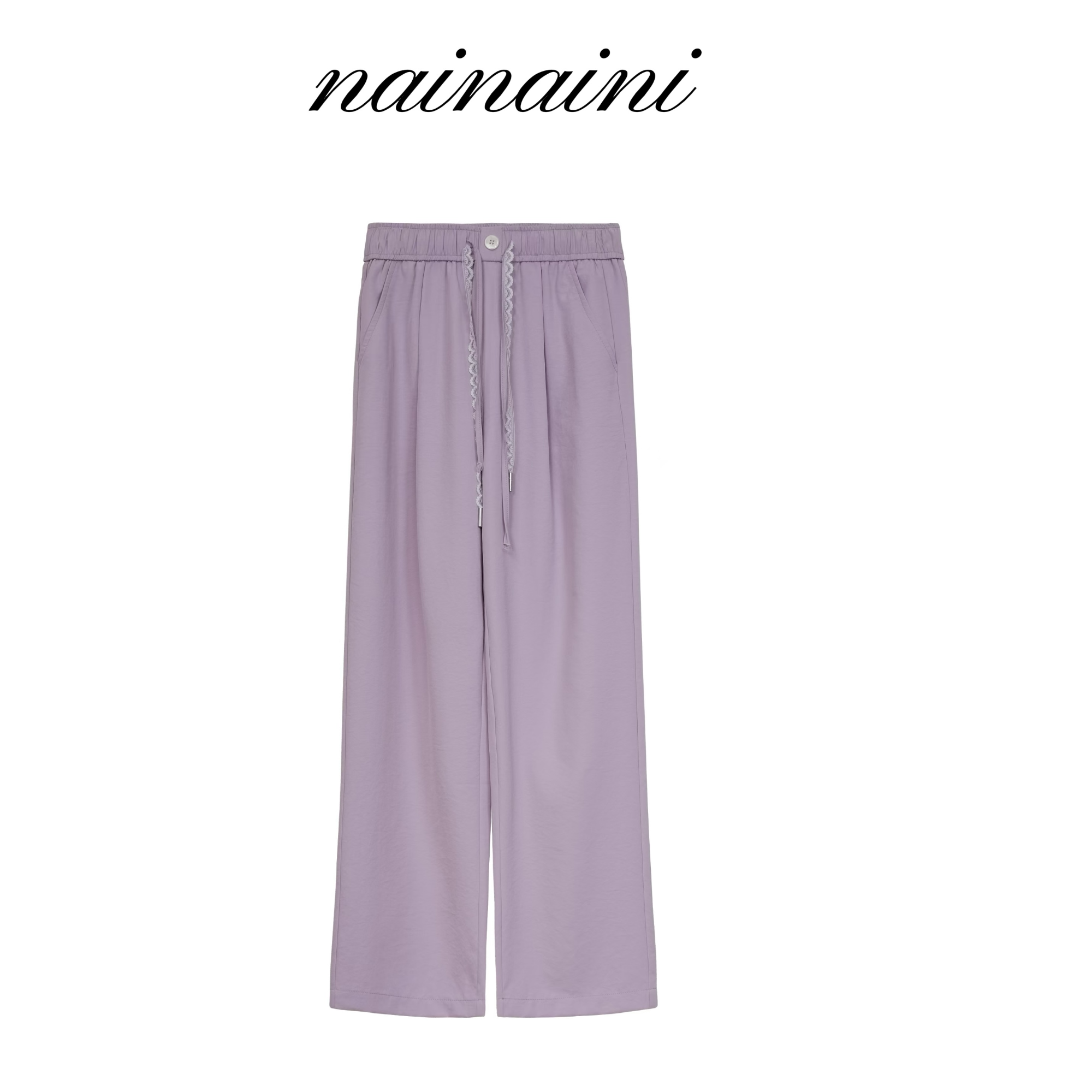 奈奈妮【人气选手】休闲裤夏季薄款阔腿休闲直筒显瘦时尚3106