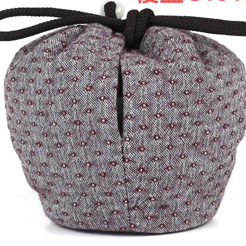 【悦生活】<提点>紫色大号仕覆单杯袋7*10 零配（慢蓝S1013）