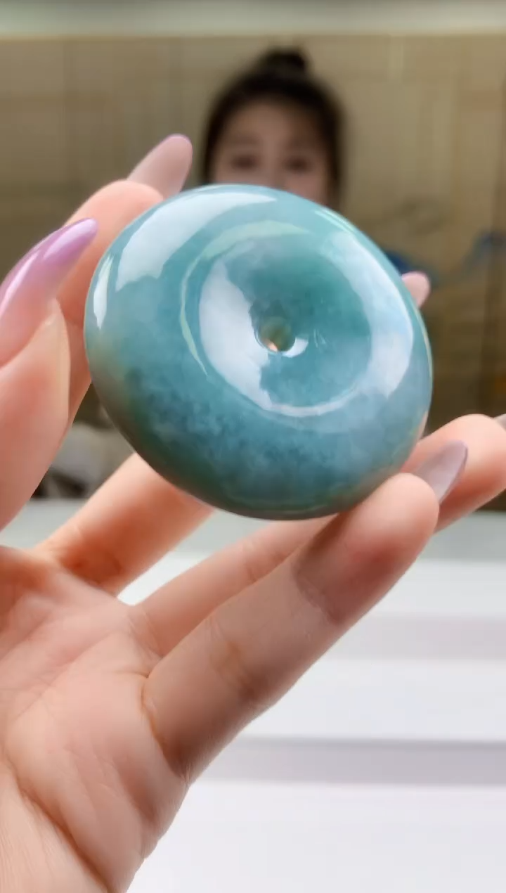 【闪购商品】定制翡翠未镶嵌5156ty-毛货挂件81