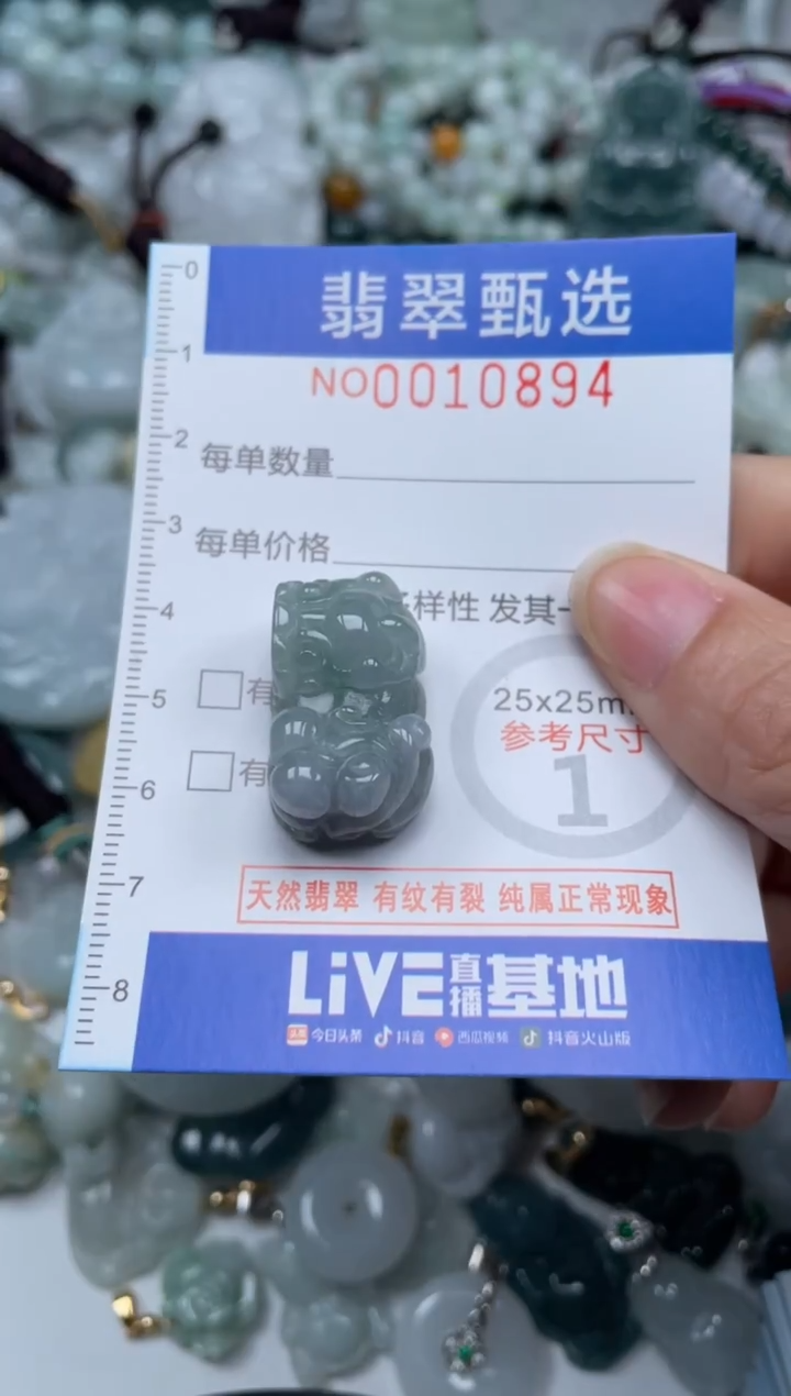 颈饰未镶嵌翡翠10894