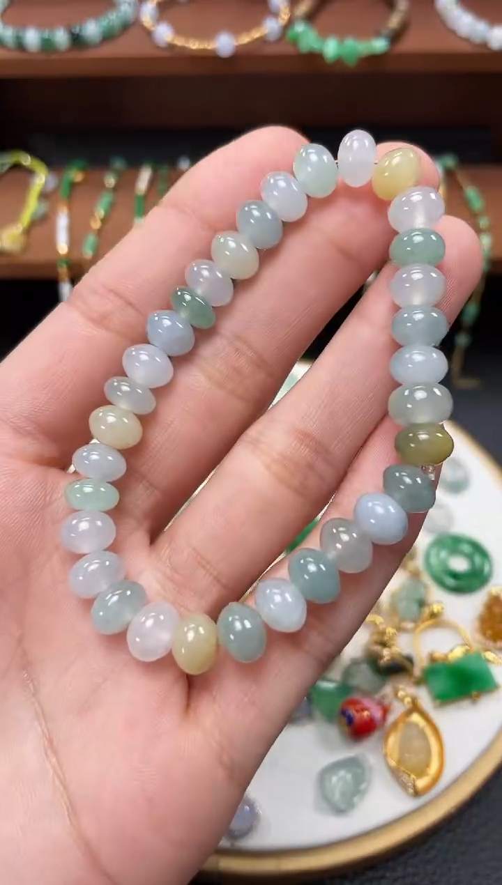 【闪购商品】翡翠套链未镶嵌一个   JK690