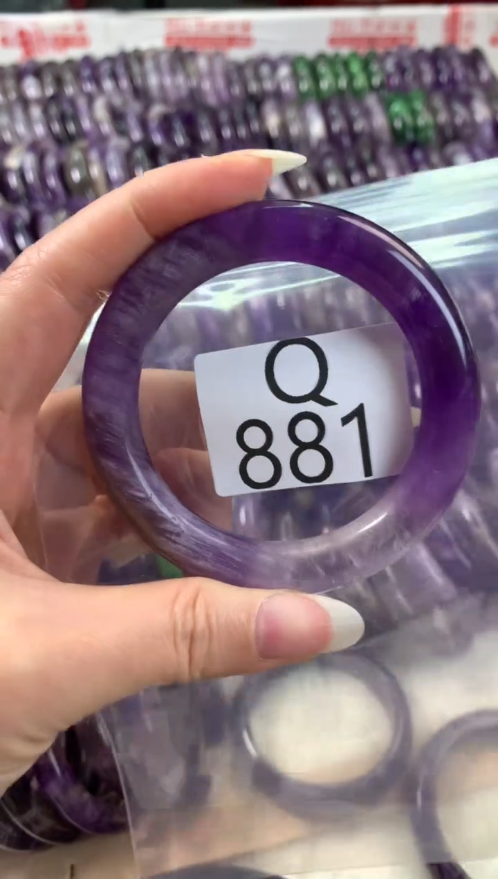 【闪购商品】水晶水晶手镯Q未镶嵌881-53