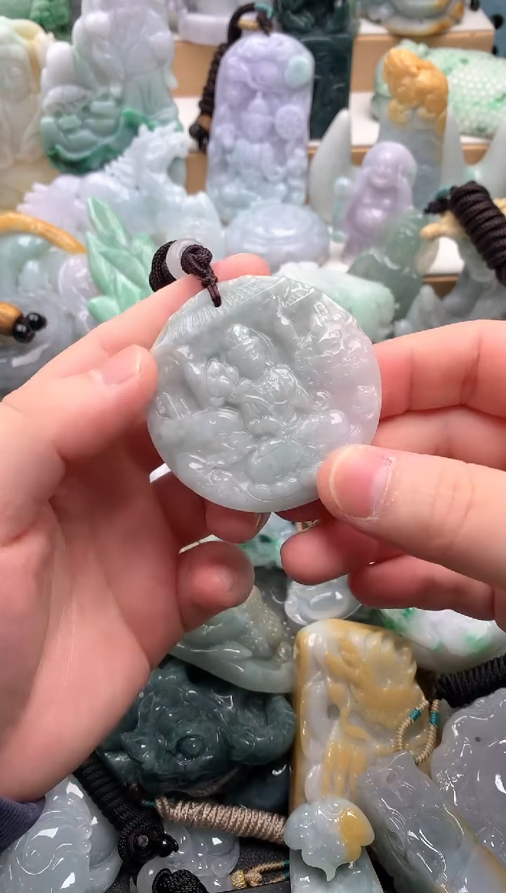 吊坠(不含链)未镶嵌翡翠1