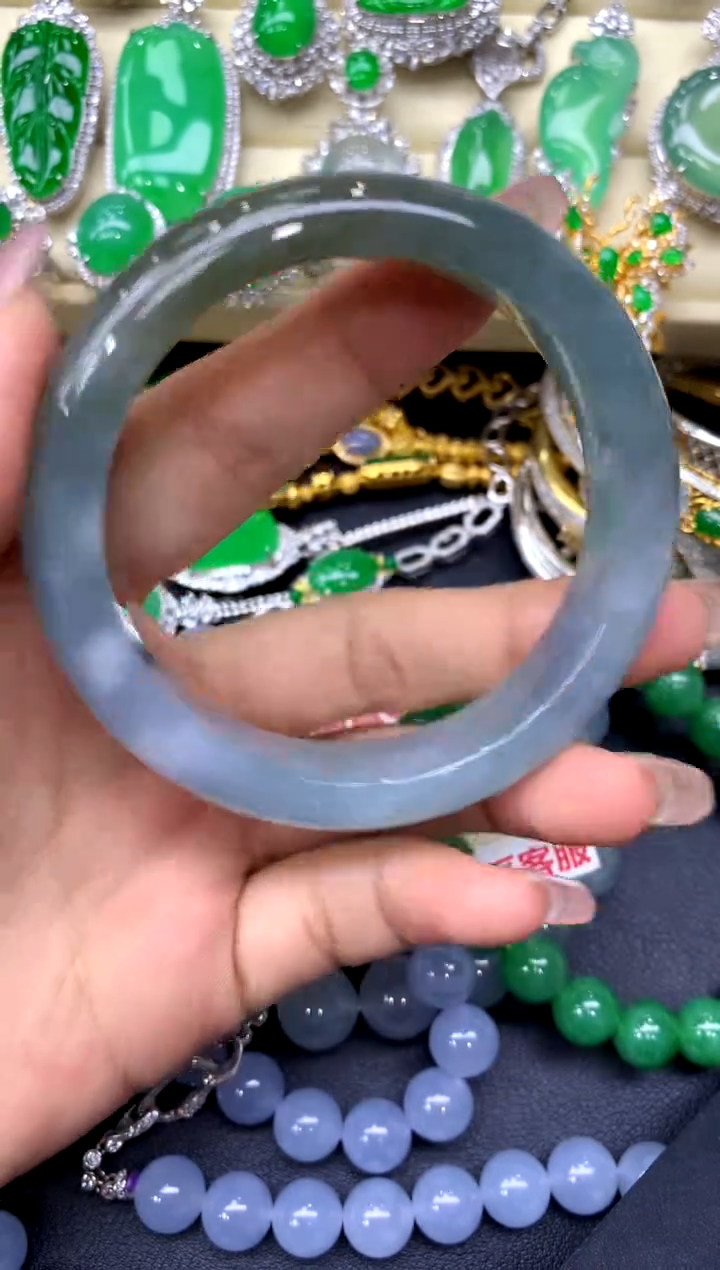 未镶嵌手镯翡翠309-中国好珍宝
