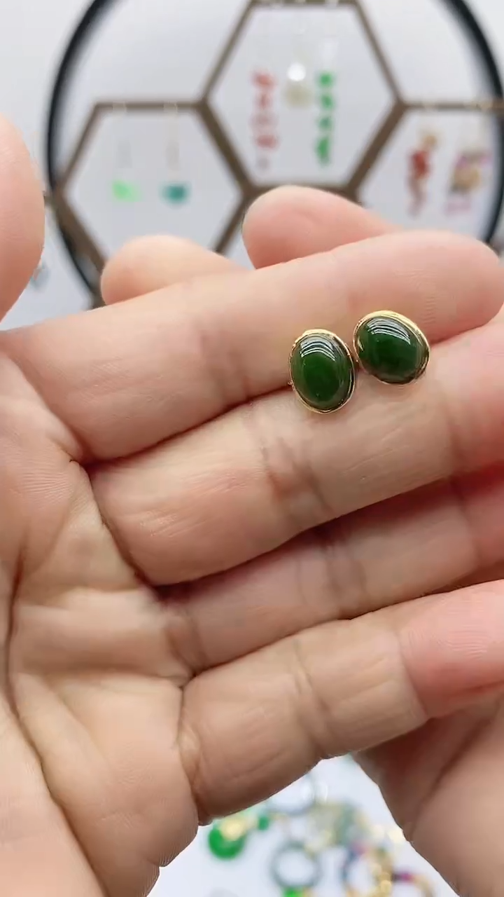 未镶嵌和田玉耳饰510