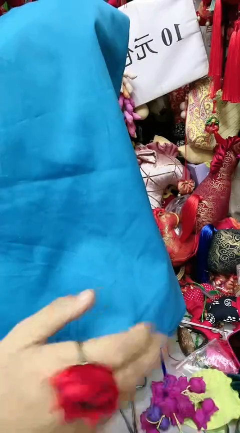 混纺混纺湖蓝95*75