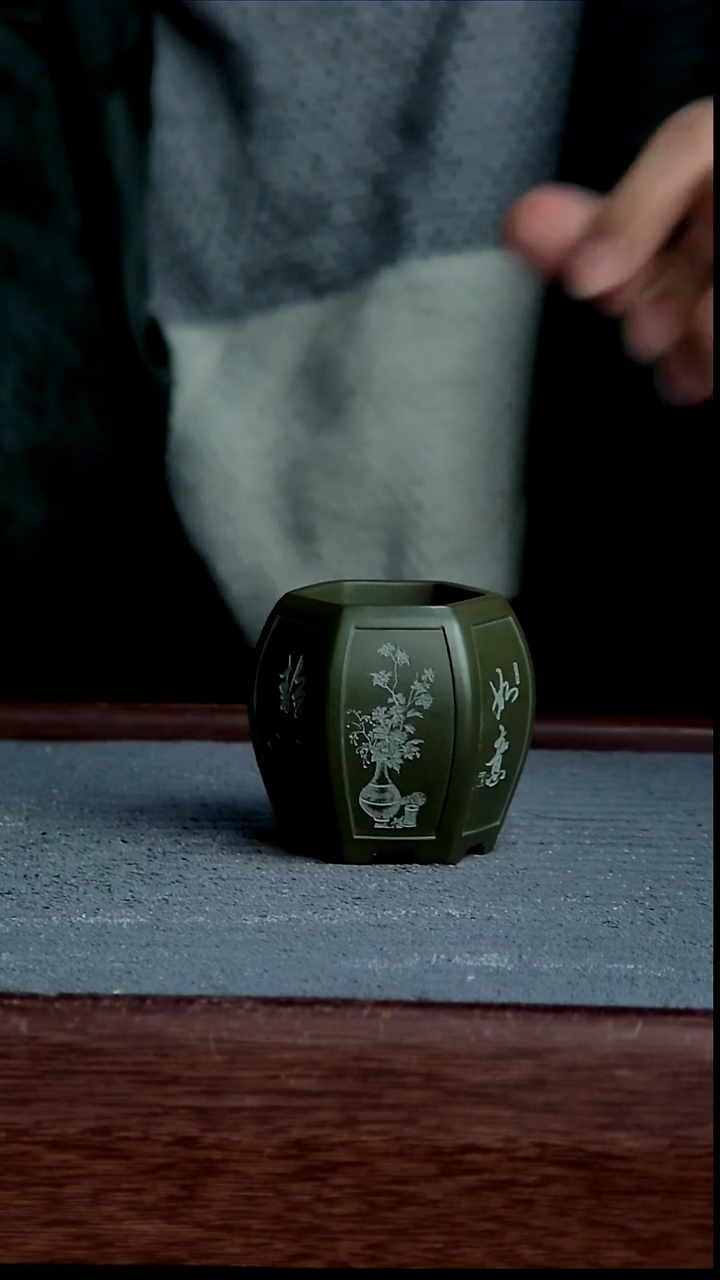 紫砂花盆3.5*5内径尺寸