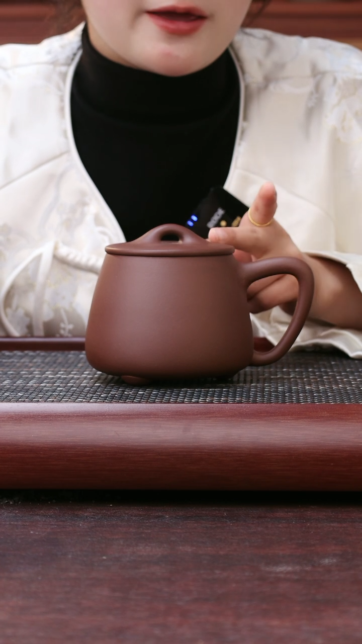 【闪购商品】紫砂公道杯深井紫泥石瓢500cc左右