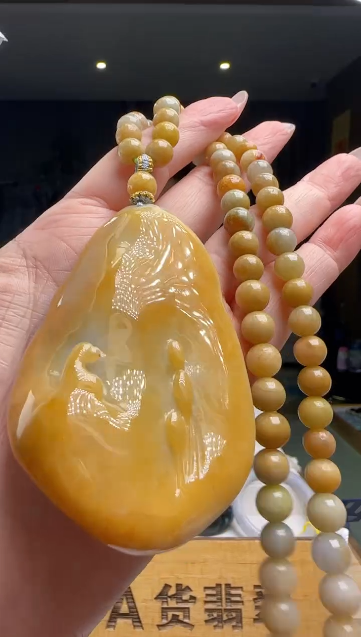 【闪购商品】翡翠颈饰未镶嵌YJ@@WS50218H076