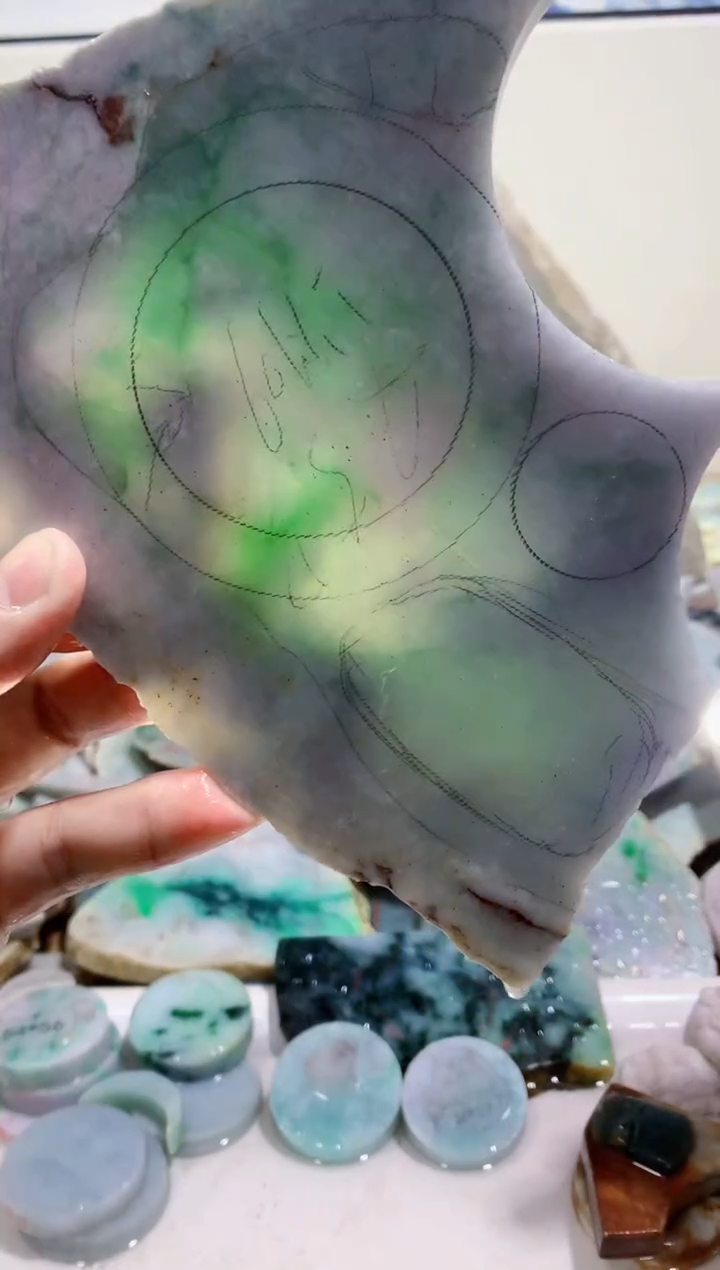 裸石翡翠0蒙0翡翠珠宝944