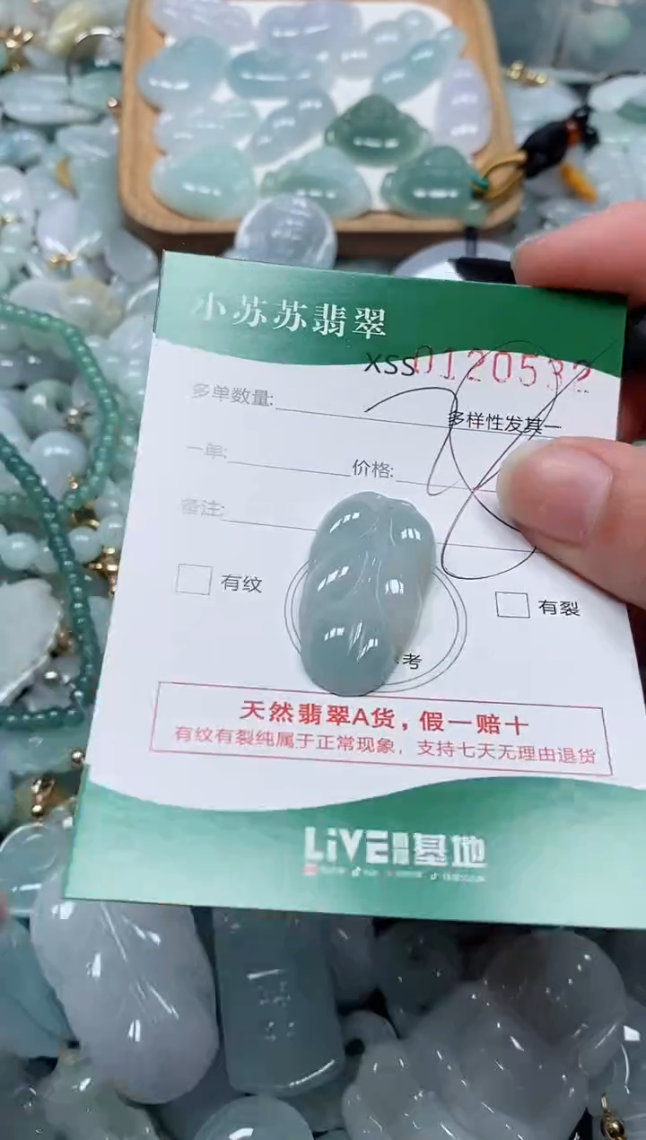 【闪购商品】翡翠颈饰未镶嵌闪购商品0120532