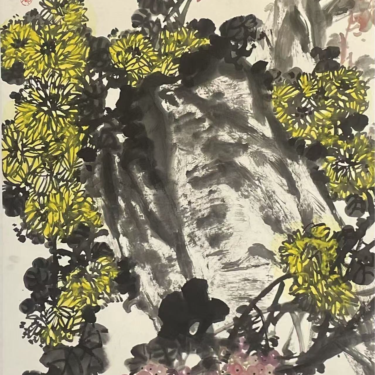 中国花鸟画国画《秋风气正》