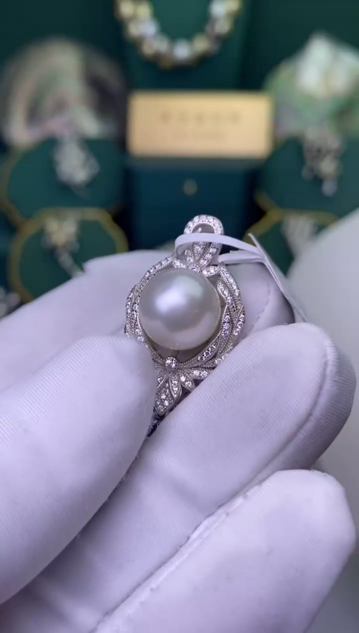 【闪购商品】海水珍珠颈饰银S925镶嵌1