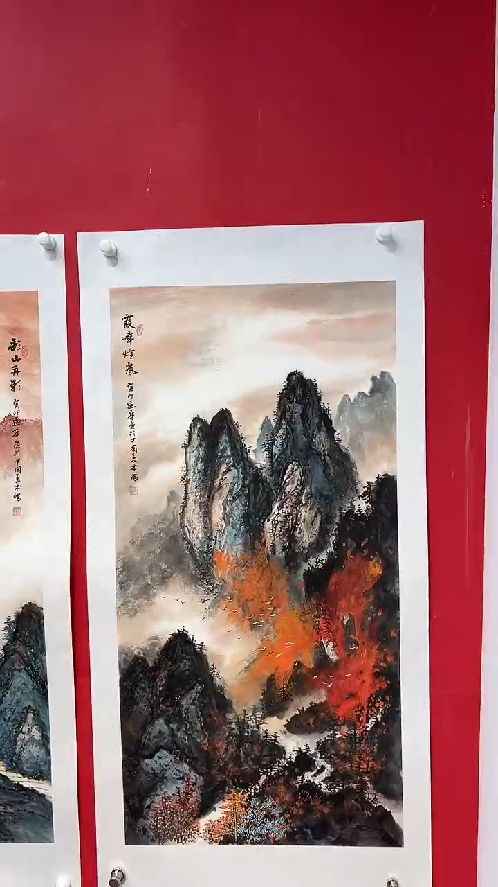 国画画家陆远华纯手绘原作