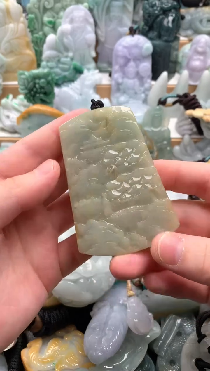 吊坠(不含链)未镶嵌翡翠1