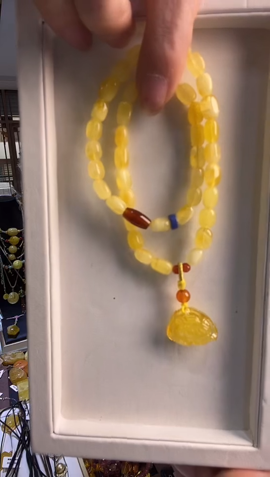 手链蜜蜡未镶嵌蜜蜡手链