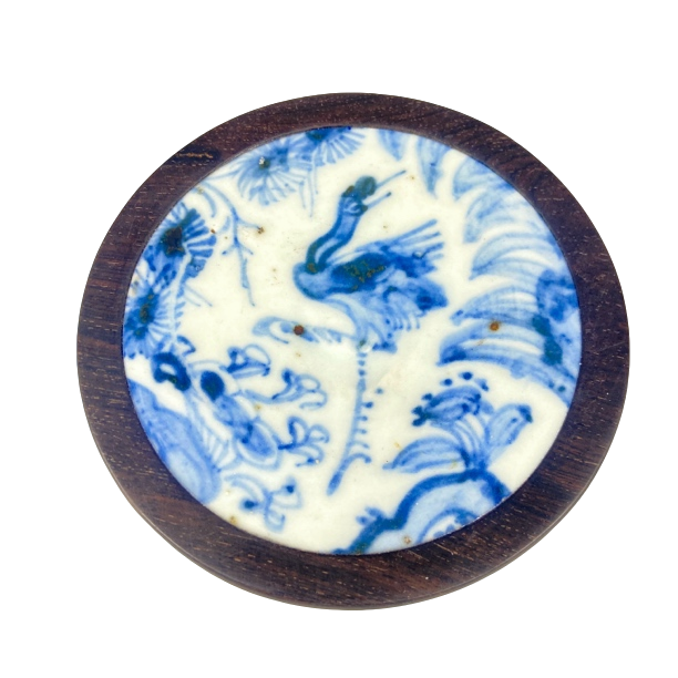 022011384 明成化 仙鹤纹杯垫 xc 云南省文物总店