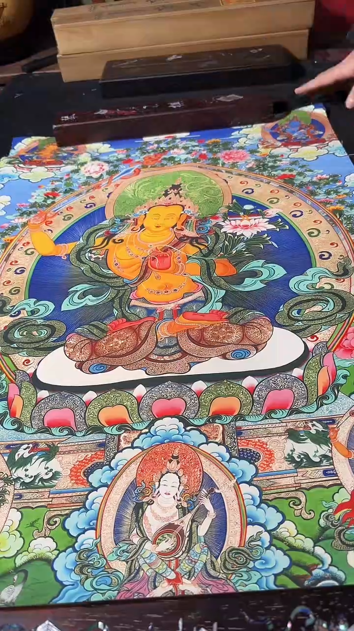卷轴画藏式珍藏彩绘艺术馆63