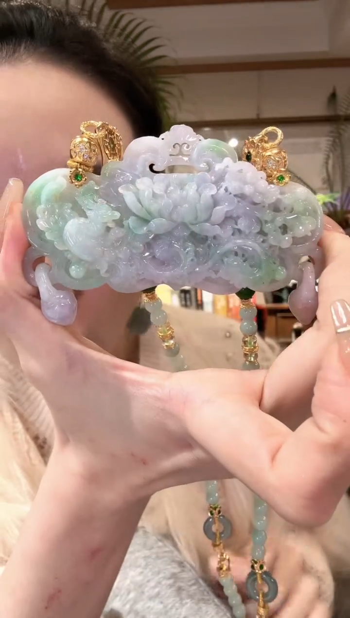 【闪购商品】翡翠颈饰未镶嵌国风