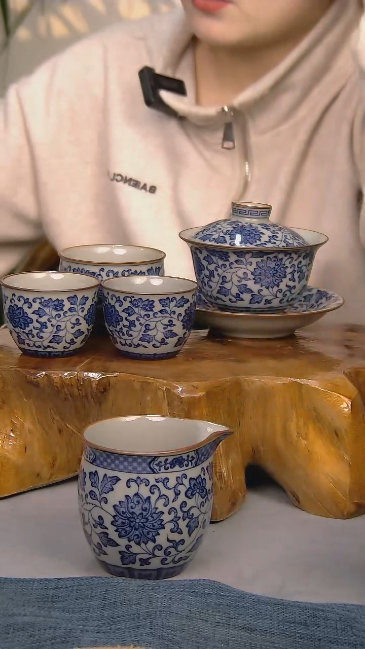 【闪购商品】简装家用款5件套 陶瓷家用茶具系列