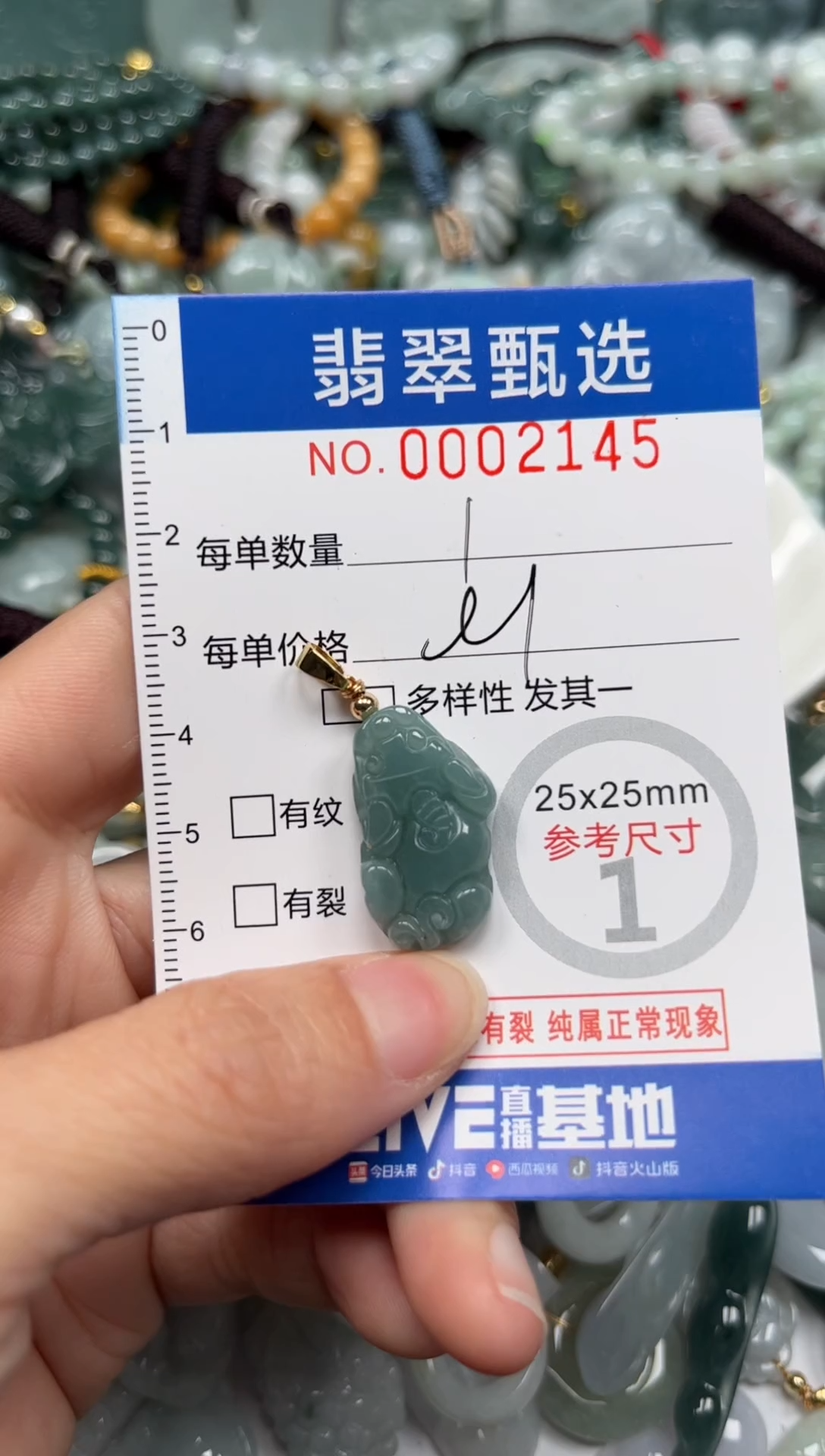 【闪购商品】翡翠颈饰未镶嵌00..2145