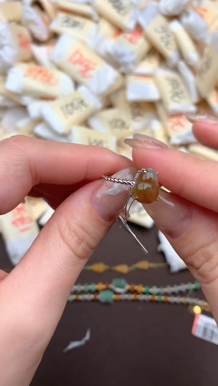 【闪购商品】翡翠挂件银S925镶嵌  一