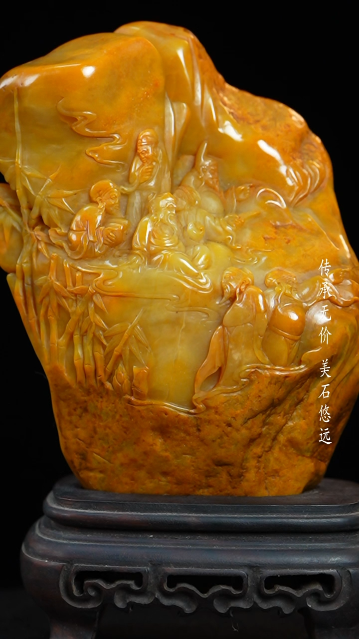 【闪购商品】田黄石田黄石彩冻石印章把件摆件原石