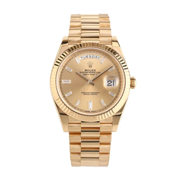95新 Rolex/劳力士 礼尚往来228238黄冰糖DD男表28ZV6