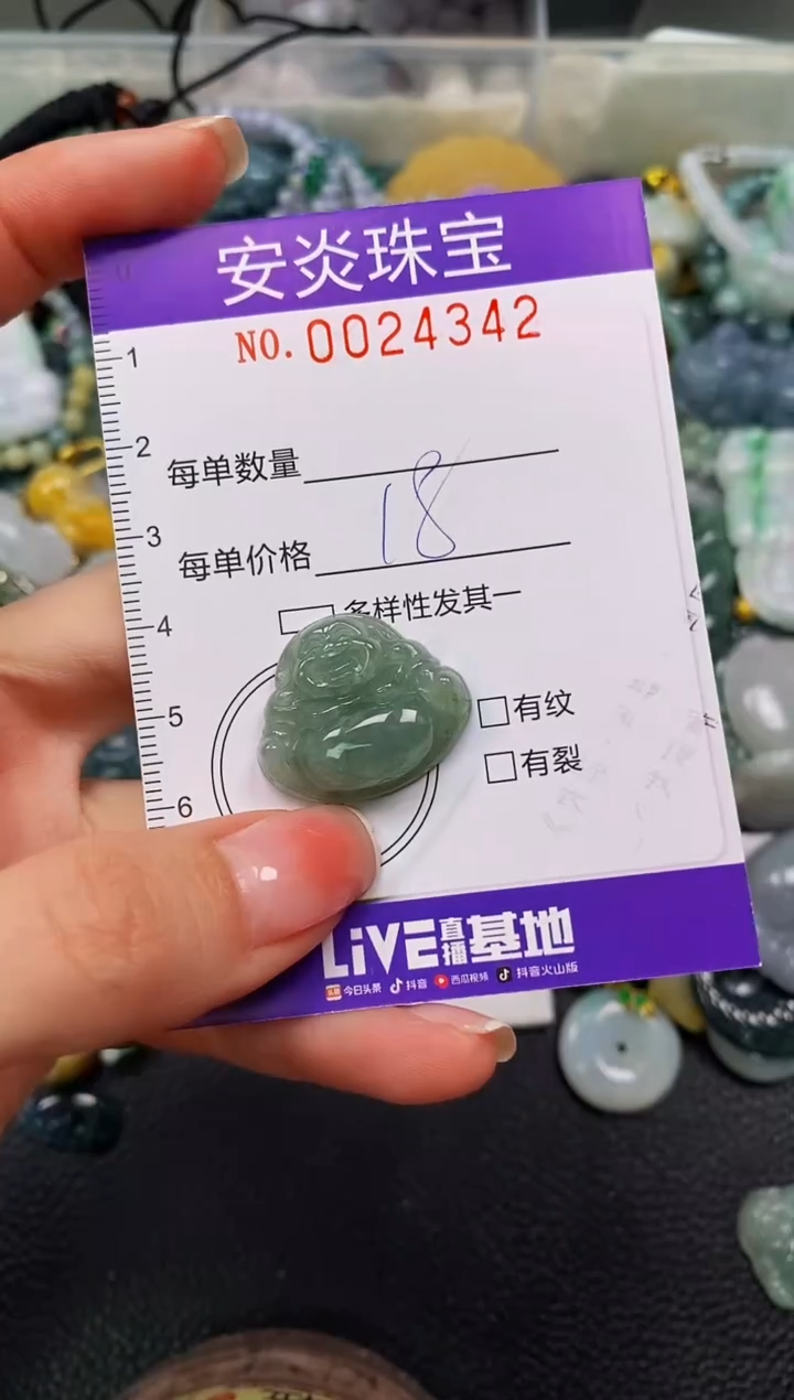 颈饰未镶嵌翡翠闪购0024342