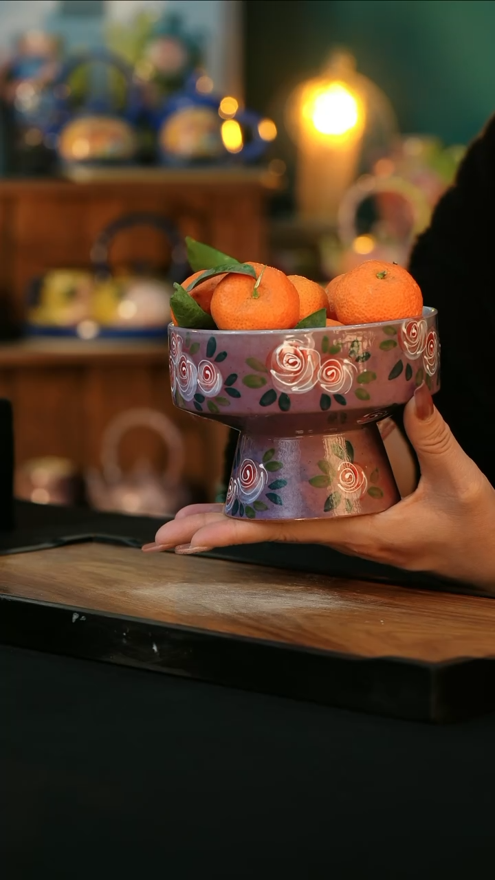 【闪购商品】杯手绘心瓷陶瓷浮力