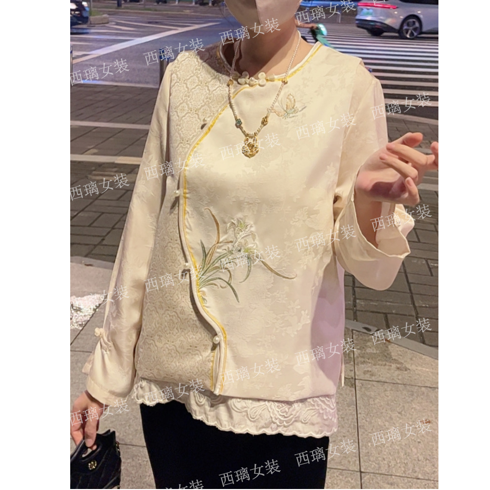 【金绫】绣花刺绣新中式高级质感简约文艺无袖中国风马甲女士马夹