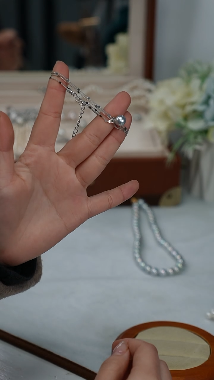 【闪购商品】海水珍珠手链合金海水珍珠手链