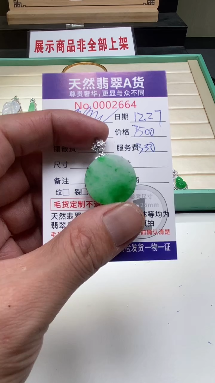 吊坠(不含链)未镶嵌翡翠16