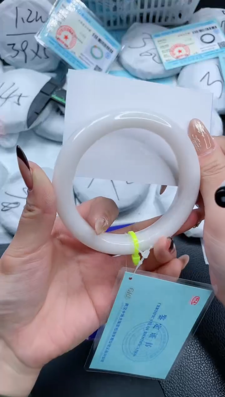 【闪购商品】和田玉（白玉）手镯未镶嵌13S358-64