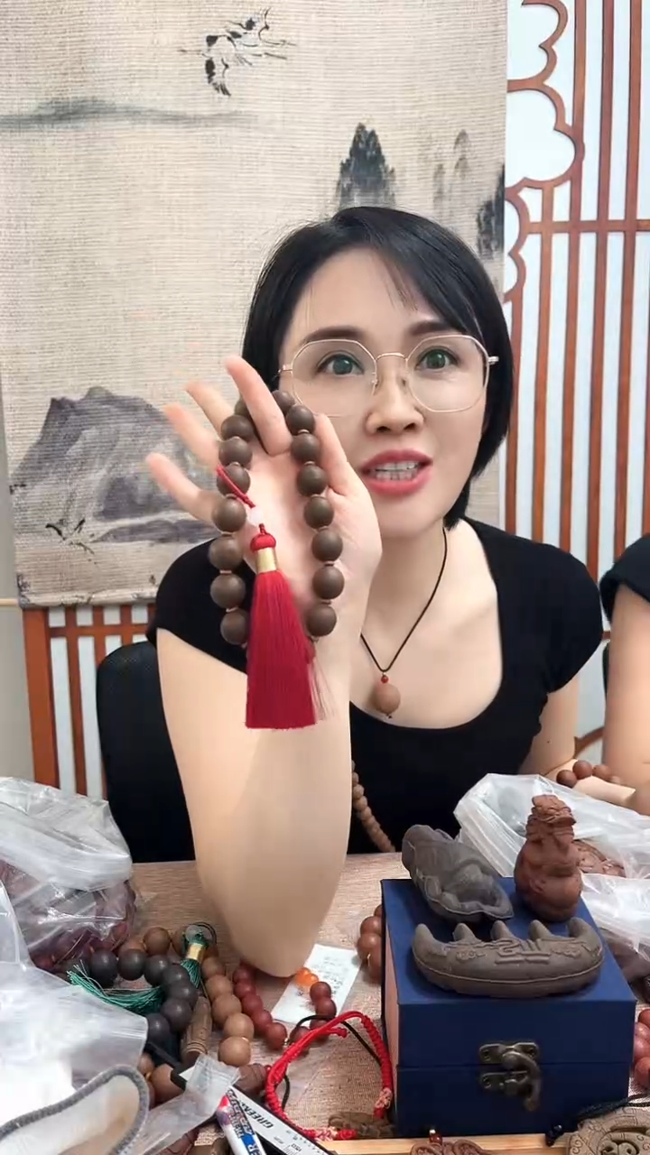 泥塑雪中春信香方 18子手持