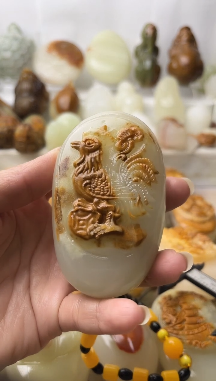 石材鸡古青石棉纹正常不退换