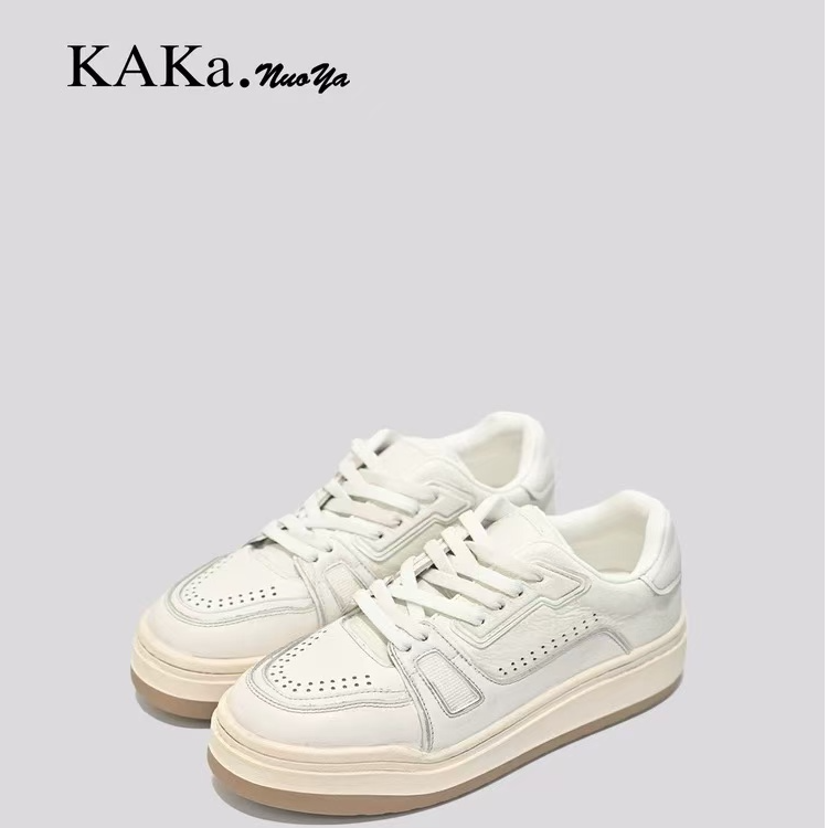KAKA NUOYA2575新款做旧厚底休闲板鞋