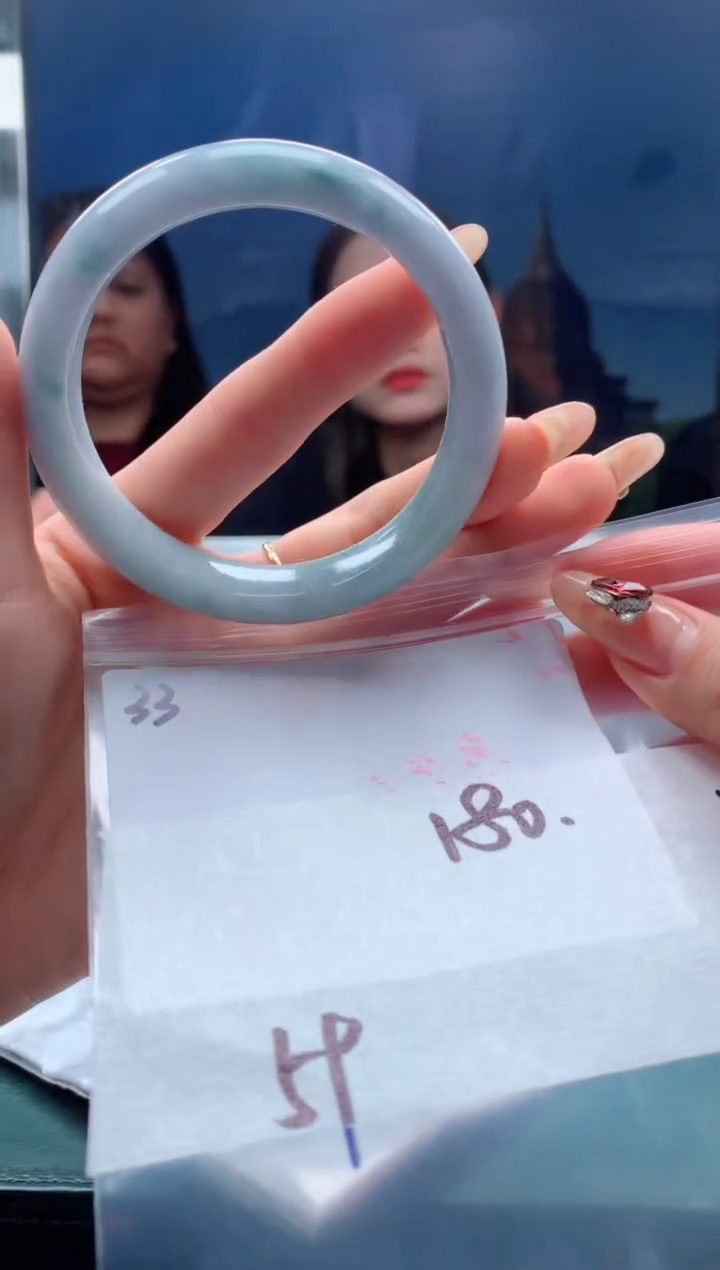 【闪购商品】定制翡翠未镶嵌毛货手镯需精细抛光/手镯33